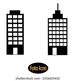 Building icon. Vector illustration eps10