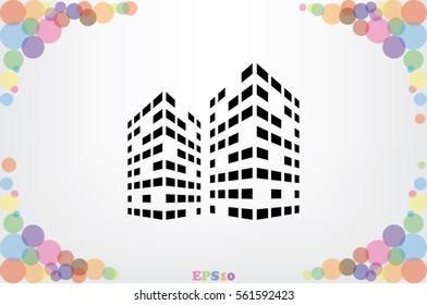 Building icon vector illustration eps10.
