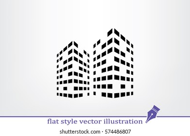 Building icon vector illustration eps10.
