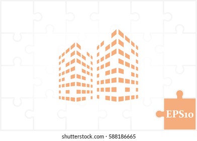 Building icon vector illustration eps10.