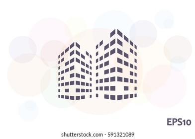 Building icon vector illustration eps10.