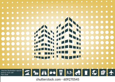 Building icon vector illustration eps10.