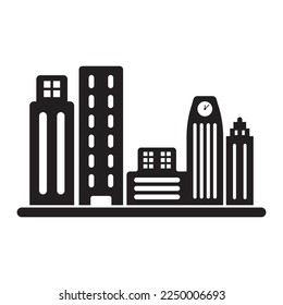 building icon vector illustration logo design