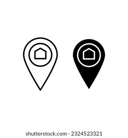 Plantilla del logotipo de la ilustración del vector de icono para muchos fines. Aislado sobre fondo blanco.