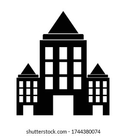 
ilustración vectorial de icono de construcción de un fondo blanco