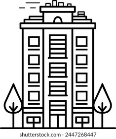 Abbildung der Vektorgrafik der Symbollinie