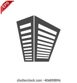 building icon, vector building logo, isolated real estate logo
