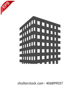 building icon, vector building logo, isolated real estate logo