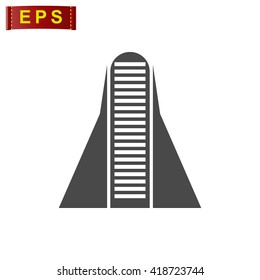 building icon, vector building logo, isolated real estate logo