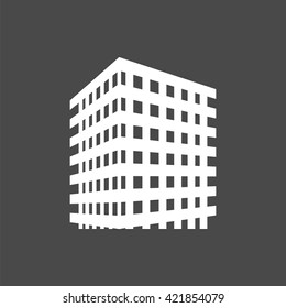 building icon, vector building logo, isolated real estate logo