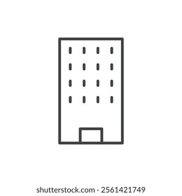 Building icon Vector logo set flat