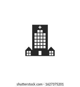 Building Icon vector sign isolated for graphic and web design. Building symbol template color editable on white background.
