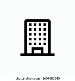 building icon vector sign symbol isolated