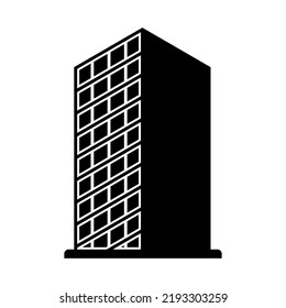 building icon, building vector sign symbol