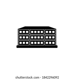 building icon vector symbol illustration