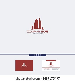 Building icon vector template Real Estate Logo 