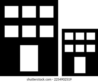 Icono de construcción ilustración de estilo de moda en fondo blanco..eps