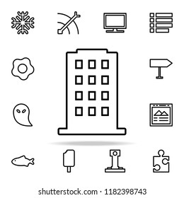 building icon. web icons universal set for web and mobile on white background