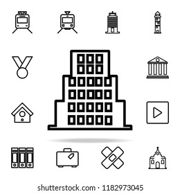 building icon. web icons universal set for web and mobile