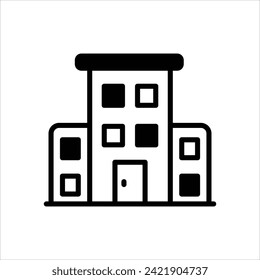  Icono de construcción con vector de fondo blanco
