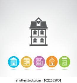 building icons set