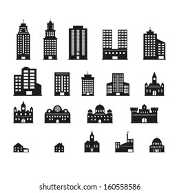 Building icons set