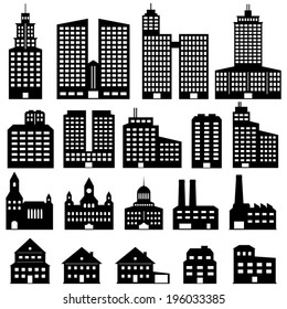 Building Icons Set