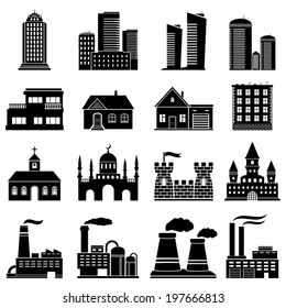 Building Icons Set