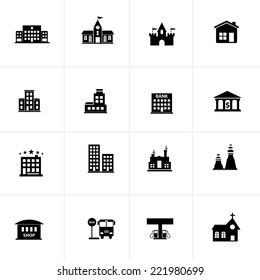 Building Icons Set