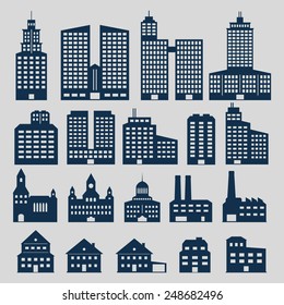 Building Icons Set