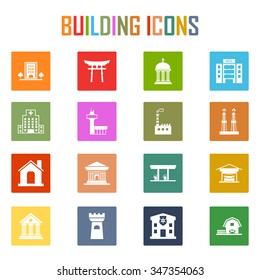Building icons set.