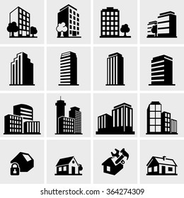 Building Icons Set