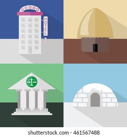 Building Icons Set