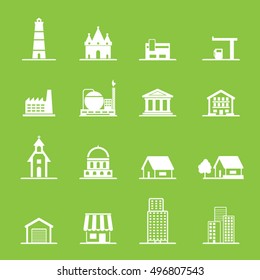 Building icons set.