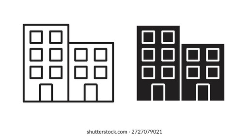 Conjunto de ícones de construção. Ilustração de vetor de linha simples