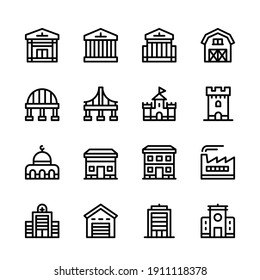 Building icons set, suitable for any project.