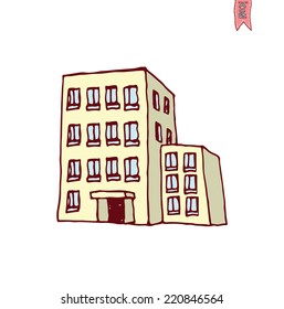  Building Icons Set, vector illustration