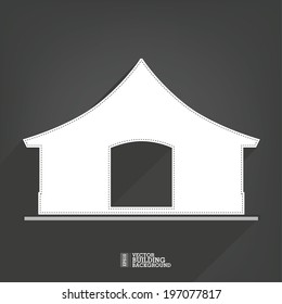 Building icon,Vector illustration