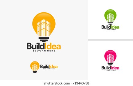 Building Idea logo designs, Architecture Inspire template