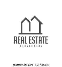 Building Idea logo template, Modern City logo designs concept, Real Estate logo Vector Illustration
