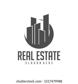 Building Idea logo template, Modern City logo designs concept, Real Estate logo Vector Illustration