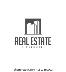 Building Idea logo template, Modern City logo designs concept, Real Estate logo Vector Illustration