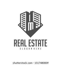 Building Idea logo template, Modern City logo designs concept, Real Estate logo Vector Illustration