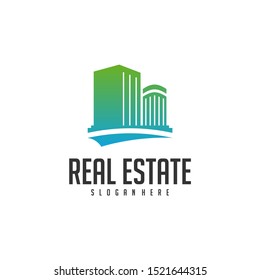 Building Idea logo template, Modern City logo designs concept, Real Estate logo Vector Illustration