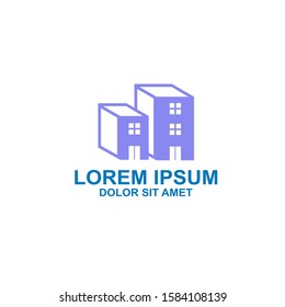 Building Idea logo template, Modern City logo designs concept, Real Estate logo Vector Illustration