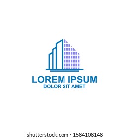 Building Idea logo template, Modern City logo designs concept, Real Estate logo Vector Illustration