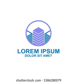 Building Idea logo template  Modern City logo designs concept  Real Estate logo Vector Illustration