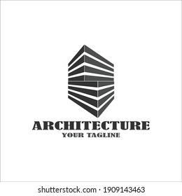 Building Idea logo template Modern City logo designs concept Real Estate logo Vector Illustration