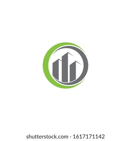 Building idea vector logo design template. Real Estate logo Vector Illustration