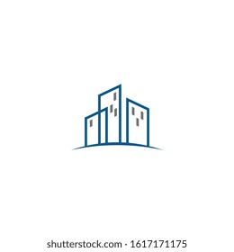 Building idea vector logo design template. Real Estate logo Vector Illustration